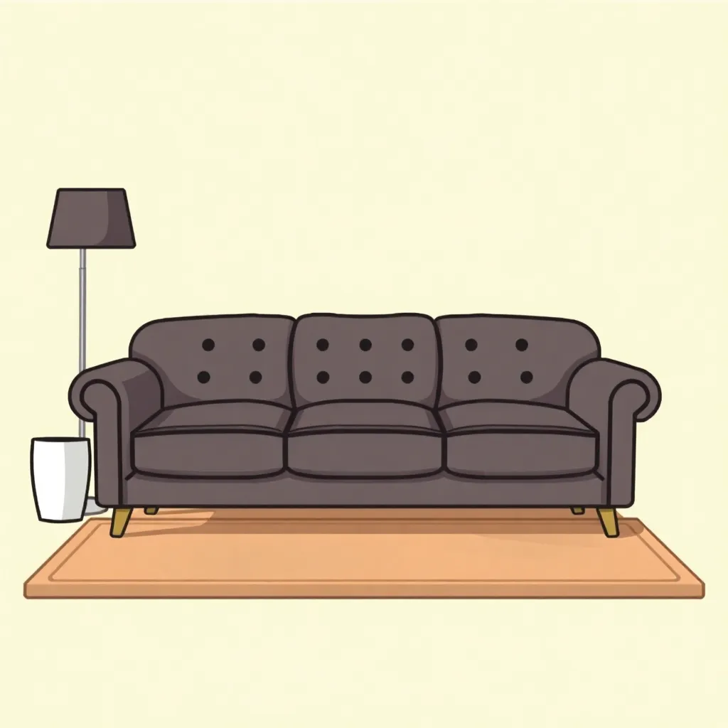 Icon of a sofa representing Interior Design